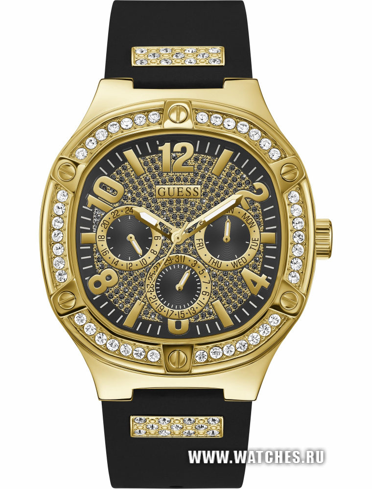 Guess black sale gold